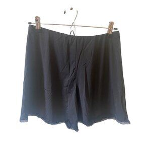 Natori Benefit Half Slip Shorts Intimate Bottoms Black - Size M